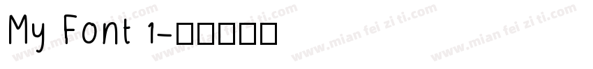 My Font 1字体转换